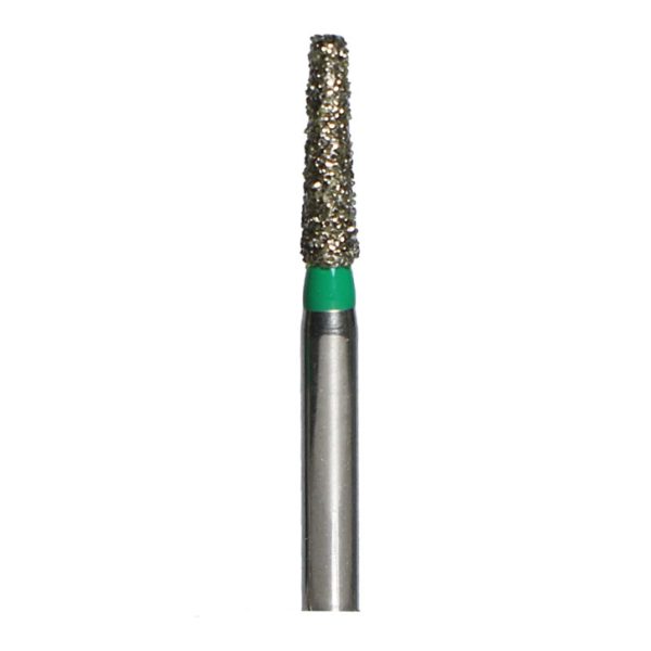 فرز الماسه مدل مخروطی ته صاف توربین 846 سانی Diamond Burs Flat End Taper 845 Sani