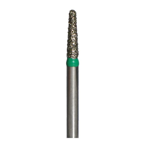 فرز الماسه مدل مخروطی ته گرد توربین 849 سانی Diamond Burs Flat End Taper 849 Sani