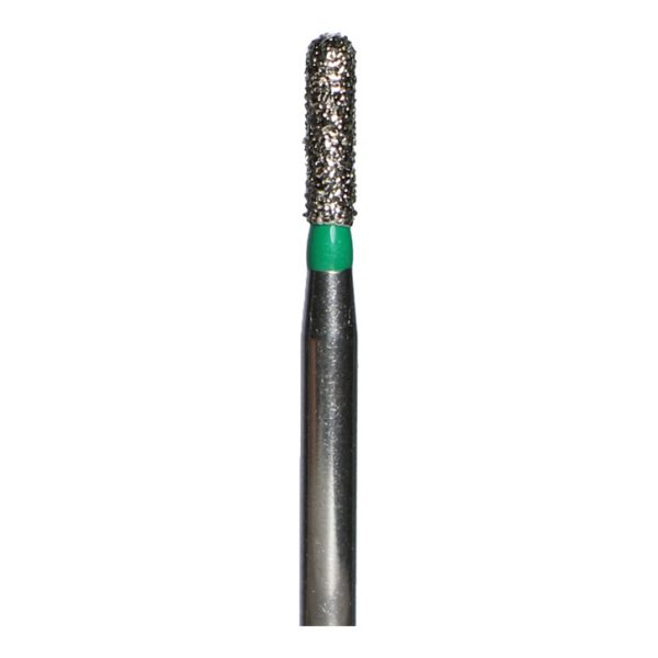 فرز الماسه مدل استوانه ای ته گرد توربین 880 سانی Diamond Burs Flat End Cylinder 880 Sani