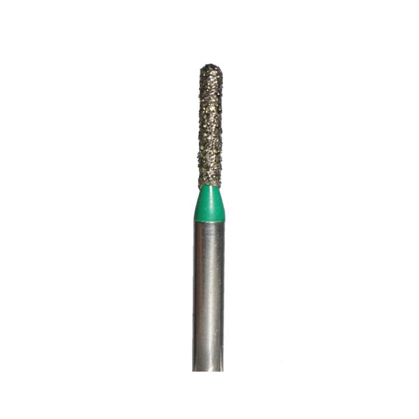 فرز الماسه مدل استوانه ای با نوک مورب توربین 884 سانی Diamond Burs Pointed Cylinder 884 Sani