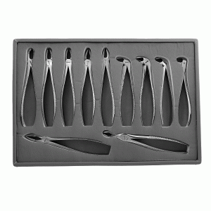 ست فورسپس بزرگسال 11 عددی Adult forceps set DP