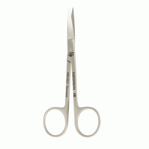 قیچی ایریس سرصاف Straight Soft Tissue Scissor DP