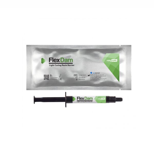 ژل محافظ لثه لایت کیور روبی دنت Flex Dam Gingival Barrier RubyDent