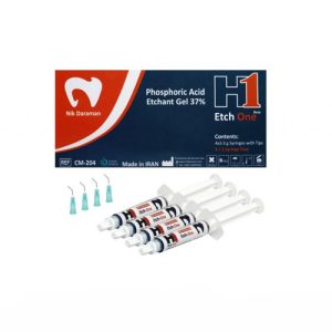 کیت ژل اسید اچ 37 درصد جامبو نیک درمان Etchant Gel Kit NikDarman