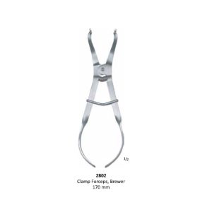 فورسپس کلمپ حلقه ای جویا Clamp Forceps, Brewer Juya