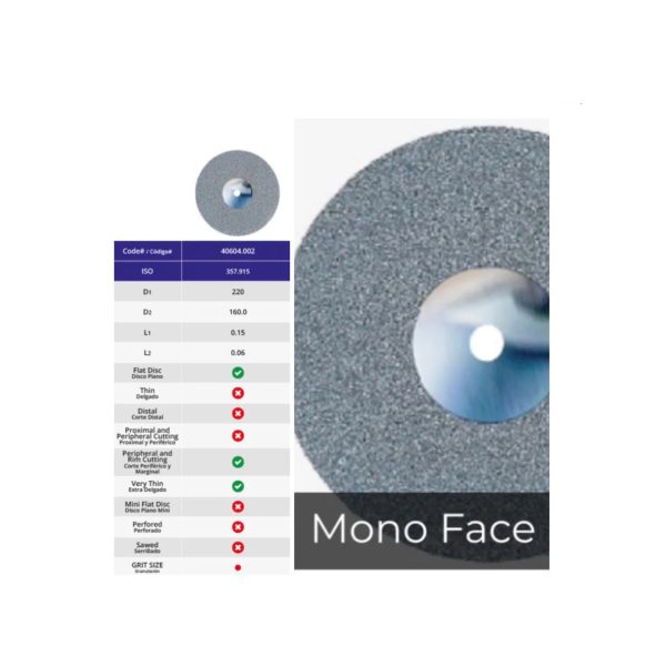 دیسک برش یک رو میکرودنت Mono Face Disc Microdont